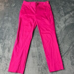 Lauren Ralph Lauren Petite‎ Hot Pink Cropped Pants Trousers